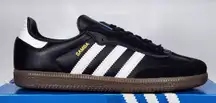 Women's size 6/Men's size 5 (UK 4.5) Adidas Samba Black white gum