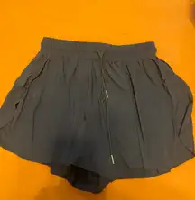 Black Drawstring Shorts