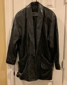 Vintage Pelle Studio Soft Leather Trench Coat by Wilson Leather