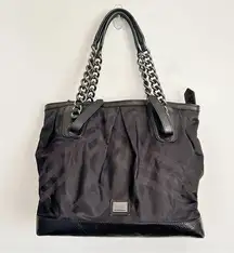 Burberry  Super Nova Check Tote Black