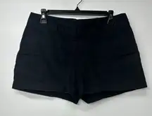 Ann Taylor LOFT Women’s Shorts Size 4 Black Chino Style 3.5” Inseam 33” Waist