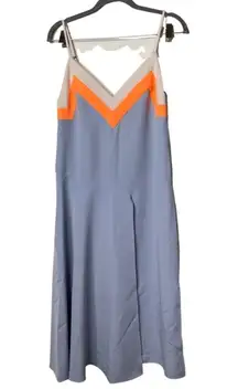 Milly Cloud Colorblock Midi Dress