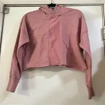 Daniel Patrick Classic Road Hoodie Cropped Sweater Hooded Pink S Celebrity Fav