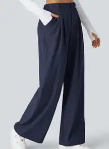 Halara Flex™ High Waisted Pocket Wide Leg Waffle Work Pants