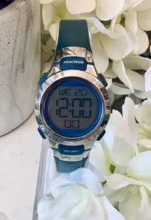 Armitron Blue & Silver  Digital Watch