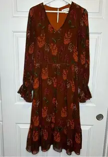 Gibson Latimer Floral Dress * Medium