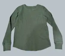 Green Sage Long Sleeve Women hippee boho 2010s basics small bella fall spring