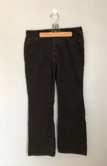 Vintage Brown Corduroy Low Rise Boot Cut Pants