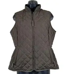 Ariat Woodside Earth Quilted ￼Puffer Vest Women’s Size Medium