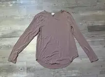 Soft Pink Long Sleeve Shirt