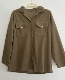 Army Green Shacket