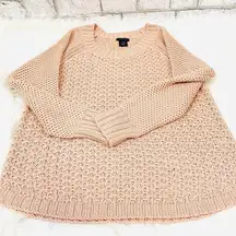Calvin Klein pink knit sweater.