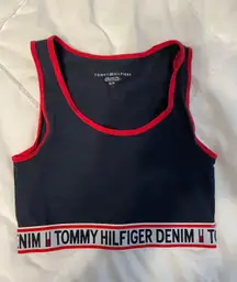 Navy Cotton Bralette