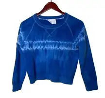 Marea 100% Cashmere sustained hand dyed Sweater Indigo Sand sz XL best for L