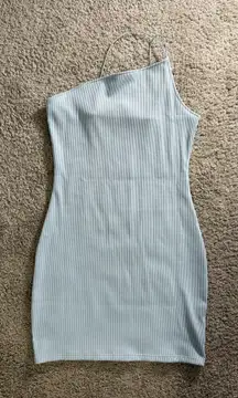 H&M One-Shoulder Mini Dress