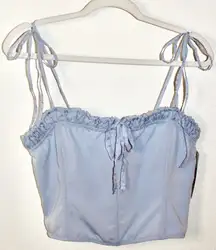 NWT Out from Under  Dusty Blue Corset Large