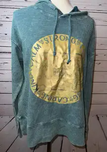 Natural Reflections‎ Hoodie Sweatshirt Medium Nurse Life Thermal Waffle knit NWT