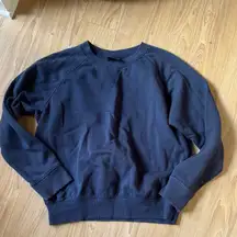 Richer Poorer Navy Crewneck Sweater