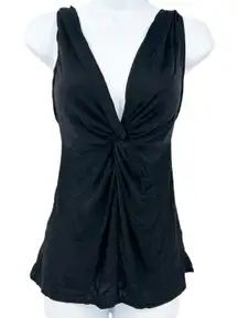 Victorias Secret VS Vintage Y2K Plunge Twist Front Crisscross‎ Back Tank Top S