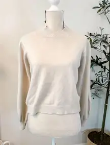 Philosophy Cream Mock Neck Knit Sweater Size Large NWT