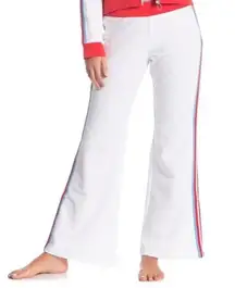 Free Press Flared White Stripe Pants Red Retro NWT