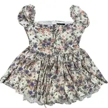Cider NWT Floral Corset Top Romper