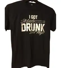 ELI YOUNG BAND I Got A Little Drunk Last Night T-shirt Tee, Size M, Vintage 2013