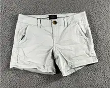 American Eagle Shorts Women 2 Midi‎ Low Rise Stretch Chino