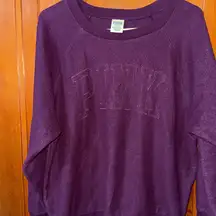 PINK Victoria's Secret Deep Purple Sweatshirt
