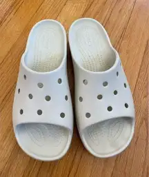 Crocs classic platform slides Sandals size 9
