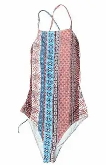 Cupshe Stand by You Patchwork One-Piece Swimsuit Women's Size Small