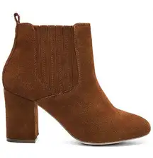 Steve Madden Gasto rust suede square toe booties size 10