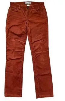 J. Crew Burnt Orange Matchstick Corduroy Pants 28