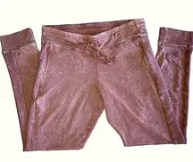 PINK by Victoria secret acid washed cotton campus drawstring yoga pants Sz Lg