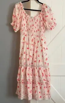 LoveShackFancy x Target Pink Floral Dress