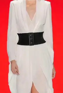 Plus Size Wide Waistband Elegant Elastic Belt Vintage Dress‎ Coat Girdle Waspie