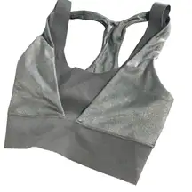 Nike Dri-FIT XS Sports Bra Racerback Pullover Gray Activewear Workout‎ Gym