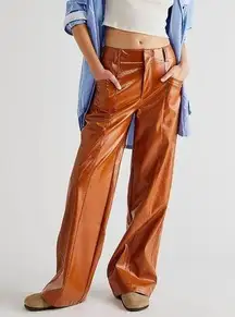 Free People Twin Flame Faux Leather Pant