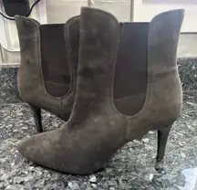 Lauren Ralph Lauren Women’s PASHIA Brown Suede Leather Ankle Boots Shoe Size 7