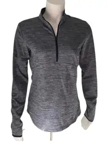 Nike Dri-Fit Golf Navy Blue Heathered Quarterzip Athletic Pullover Women Small