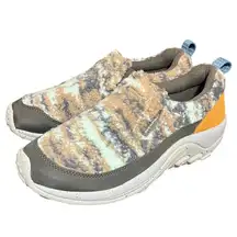 Merrell Womens Jungle Moc Snug Beluga Multicolored Sherpa‎ Slip On Shoes Size 9