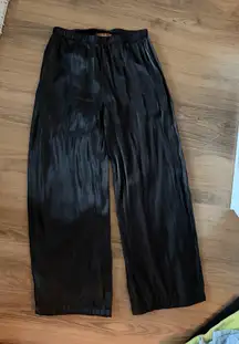 Black Silk Pants
