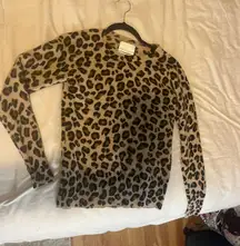 Cheetah Print Sweater