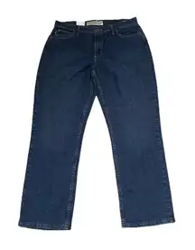 Cabela's Womens Jeans Plus Size 14 Short‎ Blue Denim Stretch 32X30 IRREGULAR