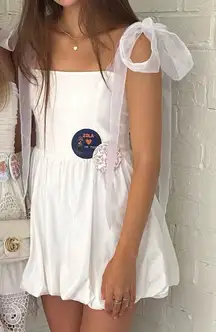 Reformation White Mini Dress