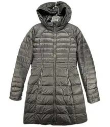 Lululemon Down Puffer Coat‎ Lightweight Packable Jacket Black Size 4