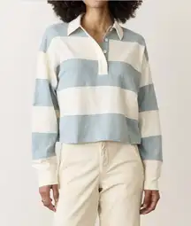 marine layer rugby crop polo