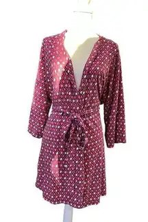 Vera Bradley Katalina Pink diamond robe size l/xl