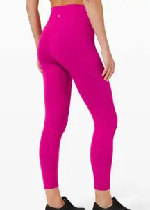 Lululemon Wunder Train High-Rise Tight 25" Leggings, Ripened Raspberry