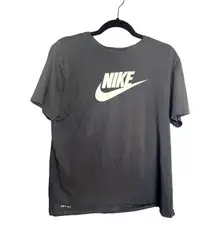 Nike Dri-fit Tee Women Large L Loose Athletic Cut Scoop Neck Athleisure Logo